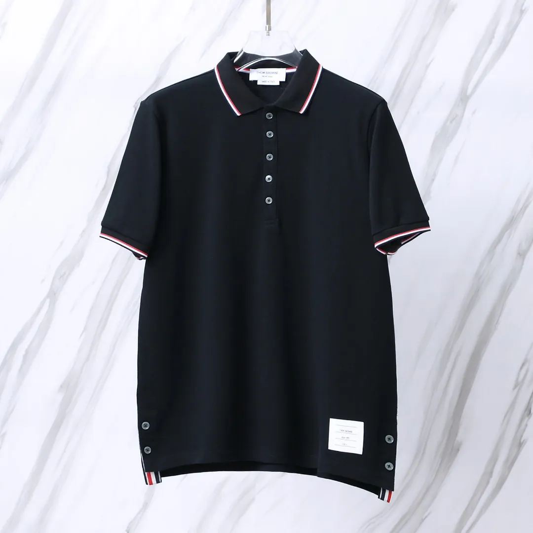 ：T 029（TB POLO ） THOM BROWNE TB 260 POLO 260 Authentic Factory Quality Same Style + Authentic Size：0/1/2/3/4 ：White/Black/Navy Blue/Gray